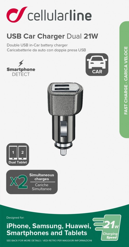 Cellular Line - Doppia presa USB