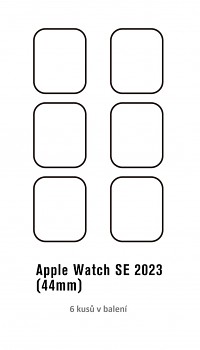 Fólie RedGlass na Apple Watch SE 2023 (44 mm) 6 ks 1