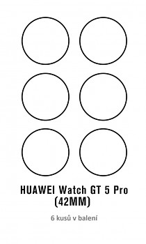 Fólie RedGlass na Huawei Watch GT 5 Pro (42 mm) 6 ks