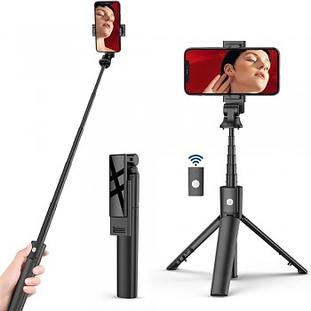 Bluetooth tripod selfie tyč Techsuit L03s černá 2