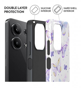 Zadní pevný kryt AURIX na Xiaomi Redmi Note 13 Butterflies