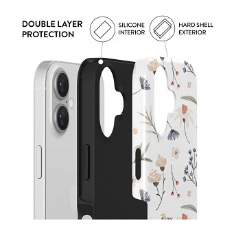 Luxusní kryt AURIX MagSafe na iPhone 16 Floral Fantasy 1