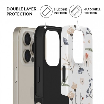 Luxusní kryt AURIX MagSafe na iPhone 16 Pro Floral Fantasy 1