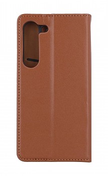 Knížkové pouzdro Leather SMART PRO na Samsung S23 hnědé