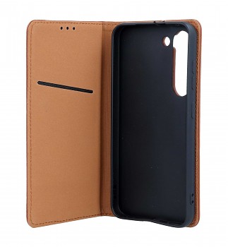 Knížkové pouzdro Leather SMART PRO na Samsung S23 hnědé_1