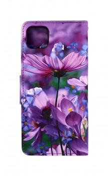 Knížkové pouzdro na Samsung A22 5G Rozkvetlé květy