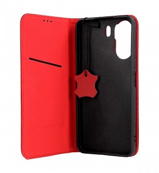 Knížkové pouzdro Leather SMART PRO na Xiaomi Redmi 13C červené (2)