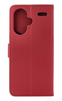 Knížkové pouzdro na Xiaomi Redmi Note 13 Pro+ 5G vínové s kočičkou