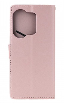 Knížkové pouzdro na Xiaomi Redmi Note 13 Pro růžové s králíčkem