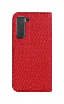 Knížkové pouzdro Smart Magnet na Samsung S21 FE červené