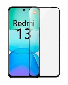 Tvrzené sklo RedGlass na Xiaomi Redmi 13 5D černé 1