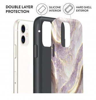 Zadní pevný kryt AURIX na iPhone 11 Amethyst 1