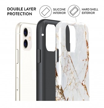 Zadní pevný kryt AURIX na iPhone 11 Antique Marble 1