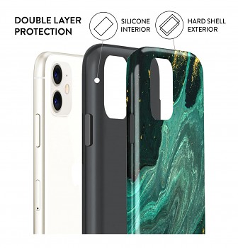 Zadní pevný kryt AURIX na iPhone 11 Green Lagoon 1