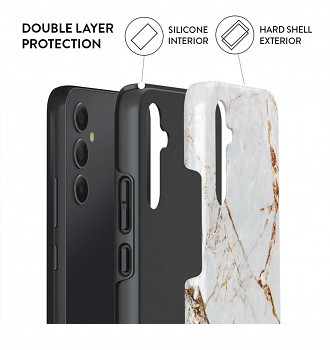 Zadní pevný kryt AURIX na Samsung A34 Antique Marble 1