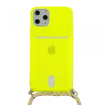Pouzdro STRAP Fluo pro Iphone 11 Lime