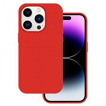 Tel Protect Silicone Premium pro Iphone 15 Pro červený