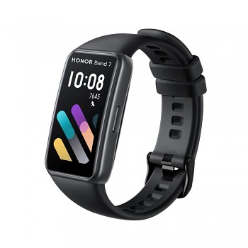 Silikonový řemínek FIXED Silicone Strap pro Honor Band 6/7, černý