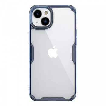 Nillkin Nature Pro TPU pouzdro pro Iphone 15 Plus transparentní-modré