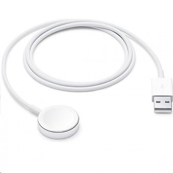 Magnetický nabíjecí kabel Apple pro Watch 5 - Watch 6 bílý (OOB Bulk)