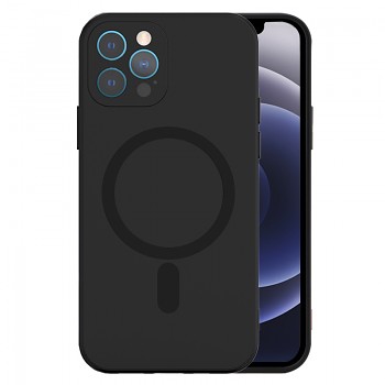 Zadní kryt TEL PROTECT MagSilicone pro Iphone 15 Black