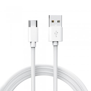 Kabel - USB na typ C - 1 metr BÍLÝ