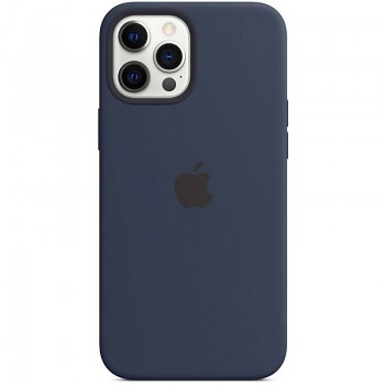 MHLD3ZM/A Apple Silikonový Kryt vč. Magsafe pro iPhone 12 Pro Max Deep Navy