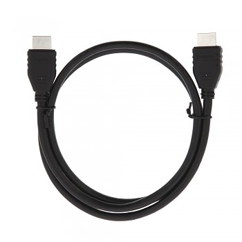 Kabel TopQ - HDMI na HDMI - 1 metr černý