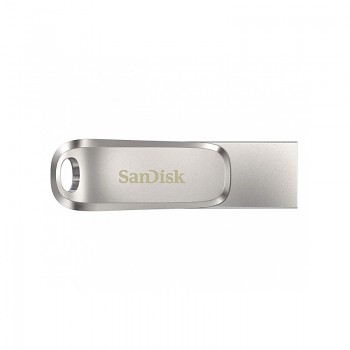 Flash disk SanDisk Ultra Dual Drive Luxe 64GB USB-C 3.1 stříbrný