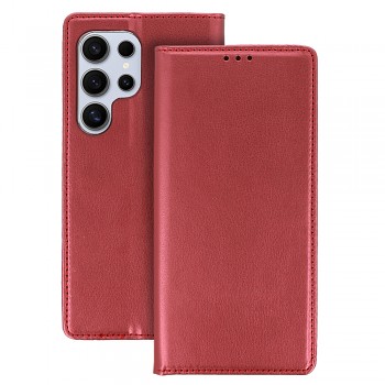 Knížkové pouzdro Smart Magneto pro Oppo A17 burgundy