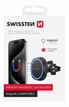 Magnetický držák do auta Swissten Magstick Compact do ventilační mřížky černý