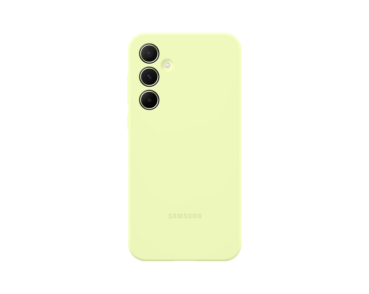 EF-PA556TME Samsung Silikonový Kryt pro Galaxy A55 Lime