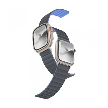 Řemínek Amazing Thing Smoothie Mag AWSPMGB pro Apple Watch 49-45-41 šedý