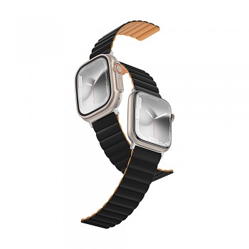 Řemínek Amazing Thing Smoothie Mag AWSPMBO pro Apple Watch 49-45-41 černý