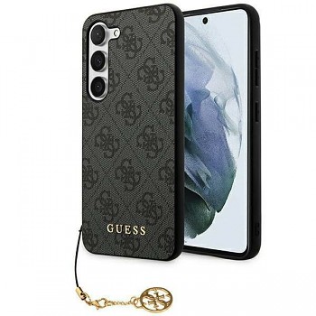 Guess 4G Charms Zadní Kryt pro Samsung Galaxy A55 5G Grey