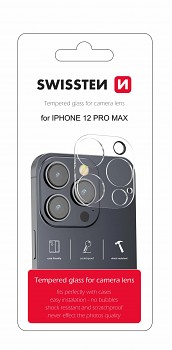 Ochranné sklo Swissten na čočky fotoaparátu pro iPhone 12 Pro Max