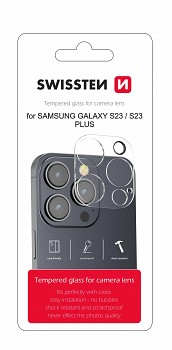 Ochranné sklo Swissten na čočky fotoaparátu pro Samsung S23 - S23 Plus