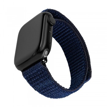 Nylonový řemínek FIXED Nylon Sporty Strap pro Apple Watch Ultra 49mm, tmavě modrý