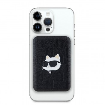 Powerbanka Karl Lagerfeld Embossed Choupette Head MagSafe 5000mAh Black