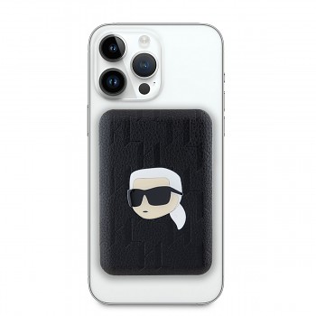 Powerbanka Karl Lagerfeld Embossed Karl Head MagSafe 5000mAh Black