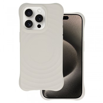 Pouzdro Tel Protect Wave Magsafe pro iPhone 15 Pro šedé