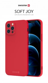 Zadní kryt Swissten Soft Joy pro iPhone 16 Pro Max červený