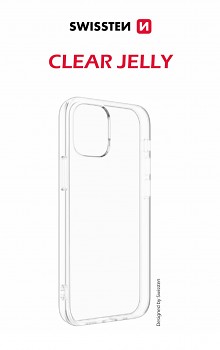 Zadní kryt Swissten Clear Jelly pro iPhone 16 Pro Max průhledný