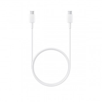 Originální datový kabel Samsung EP-DG980BWE USB-C-USB-C 3A 1m bílý (Bulk)