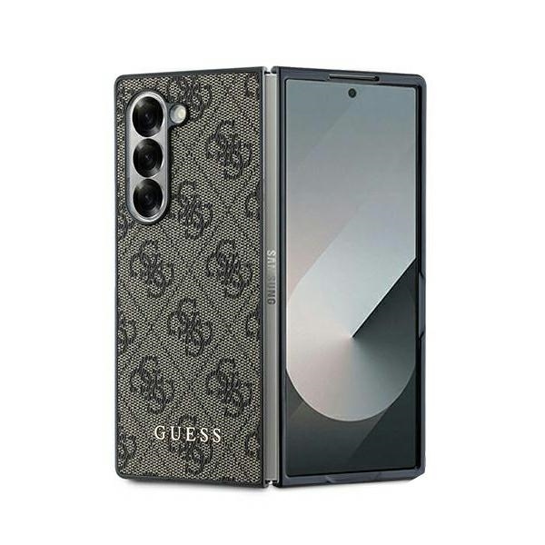 Originální zadní kryt GUESS 4G GUHCZFD6GF4GBR pro Samsung Galaxy Z Fold 6 brown