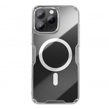 Zadní kryt Nillkin Nature TPU PRO Magnetic pro iPhone 16 Pro Max průhledný