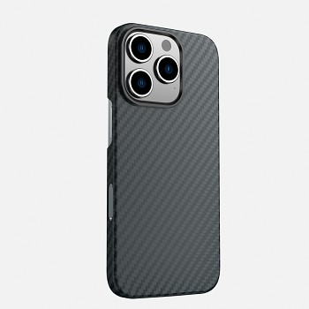 Zadní kryt Swissten Magcarbon pro iPhone 15 Pro Max černý