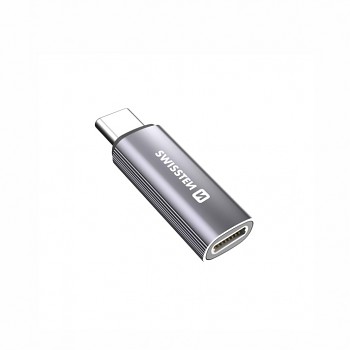 Nabíjecí adaptér Swissten USB-C - Lightning stříbrný