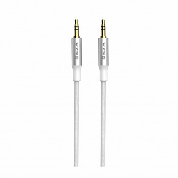 Audio kabel Swissten 3,5mm jack - 3,5mm jack 1,5 m bílý