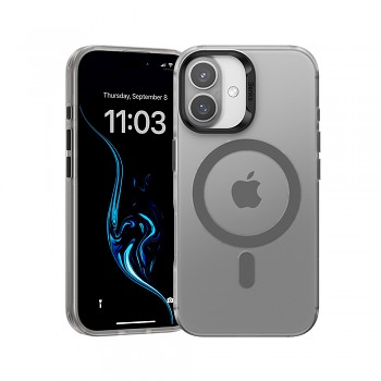 Zadní kryt Benks Magnetic Lucid Armor pro iPhone 16 šedý